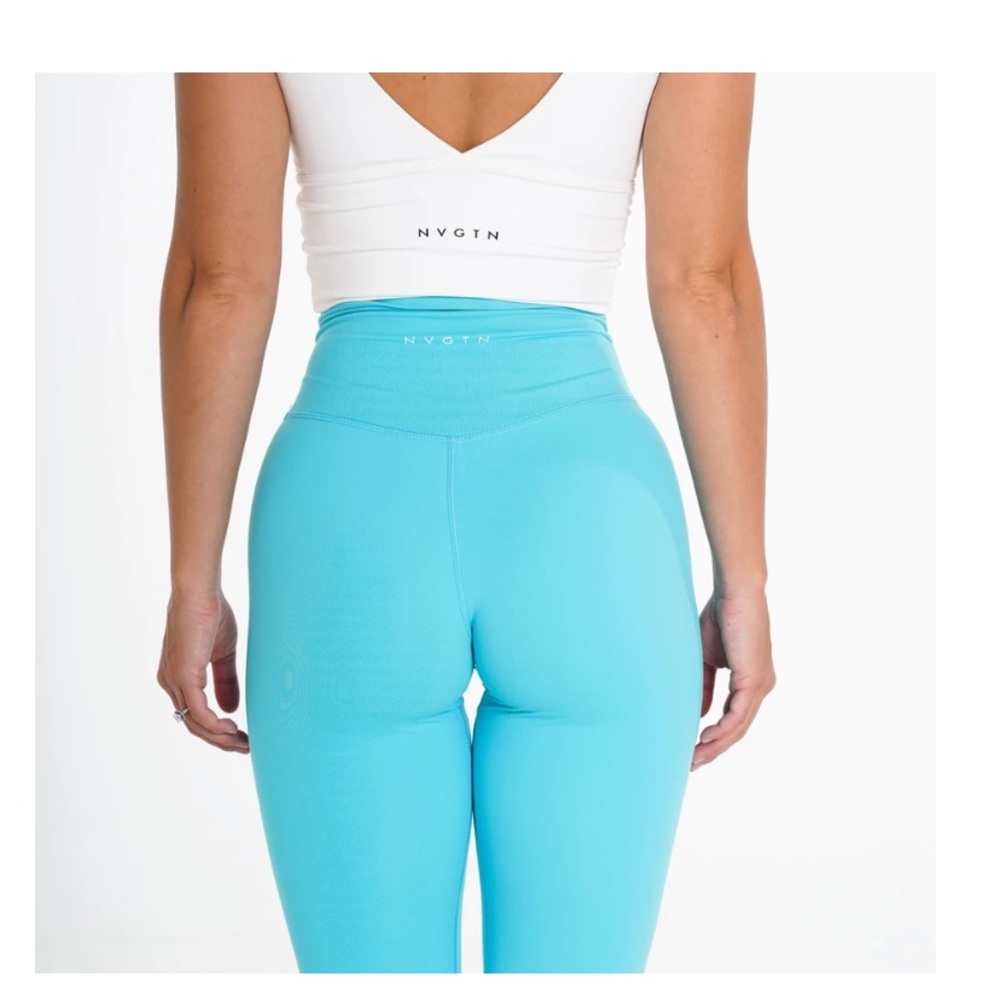 Turquoise Signature NVGTN Leggings